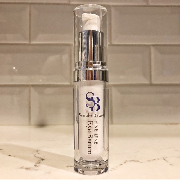 simple beauty fine line eye serum